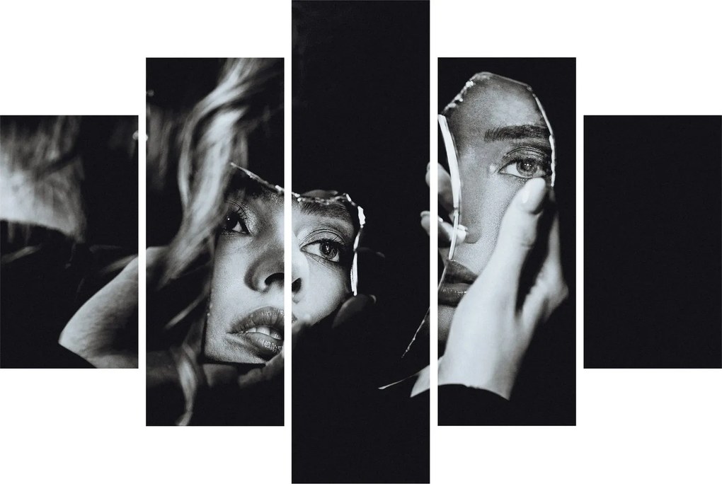 Obraz - Pohľad do zrkadla (150x105 cm)