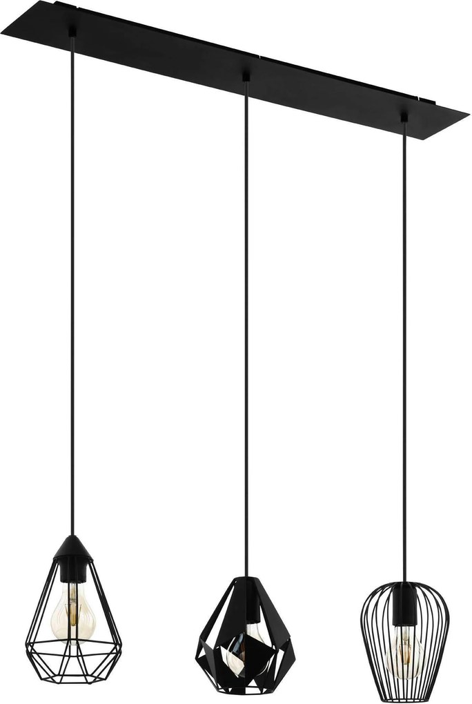 XXXLutz ZÁVESNÉ SVIETIDLO, 90/18.5/110 cm Eglo - Online Only bytové doplnky - 003348132001
