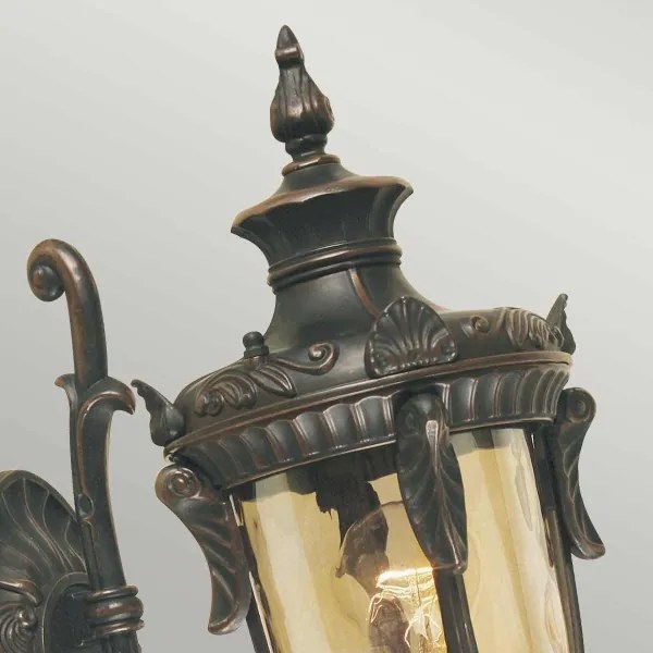 Elstead PH1-S-OB - Vonkajšie nástenné svietidlo PHILADELPHIA 1xE27/60W/230V IP44