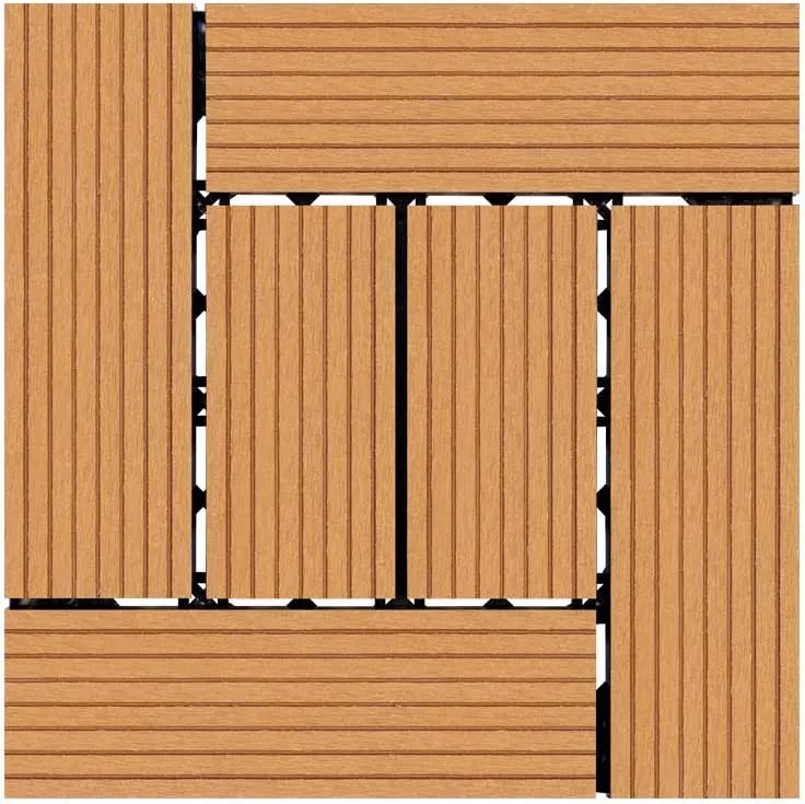 WPC dlaždica LEGI STYLE 30 x 30 cm, teak