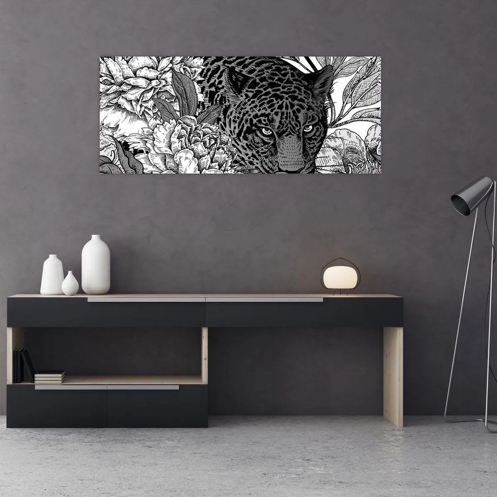 Obraz - Exotická záhrada (120x50 cm)