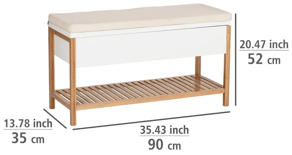 Bambusová polica na topánky Wenko Finja