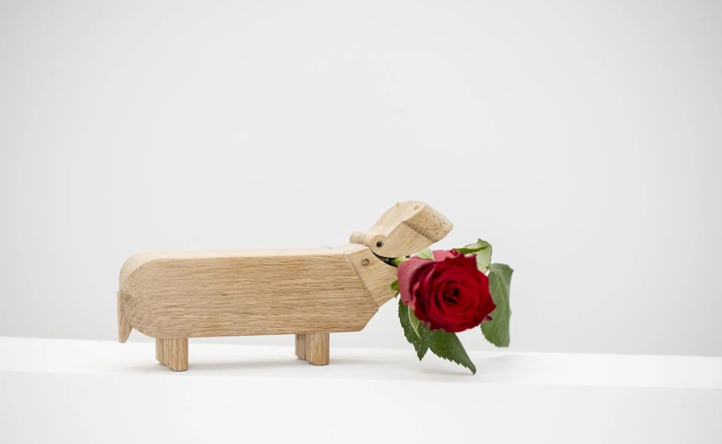 Kay Bojesen Drevený hrošík Hippo Oak Wood