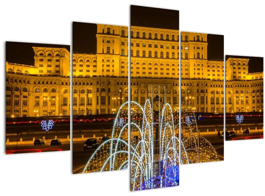 Obraz - Palác parlamentu, Bukurešť Rumunsko (150x105 cm)