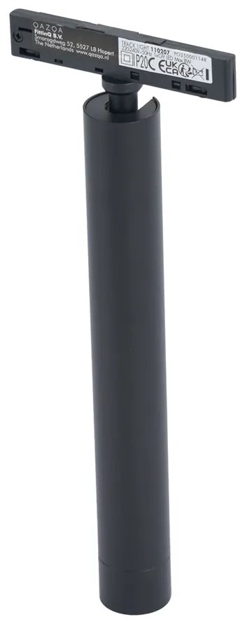 Moderný reflektor čierny pre 1-fázový koľajnicový systém - Slimline Avery