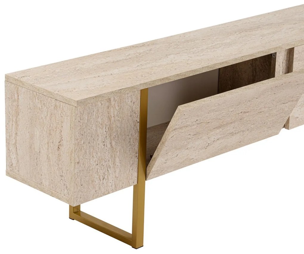 Televízny stolík Serenity Travertine