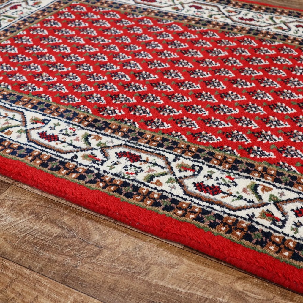 Kusový ručne tkaný koberec Mir red, 120x180, červená, obývacia izba, Asra