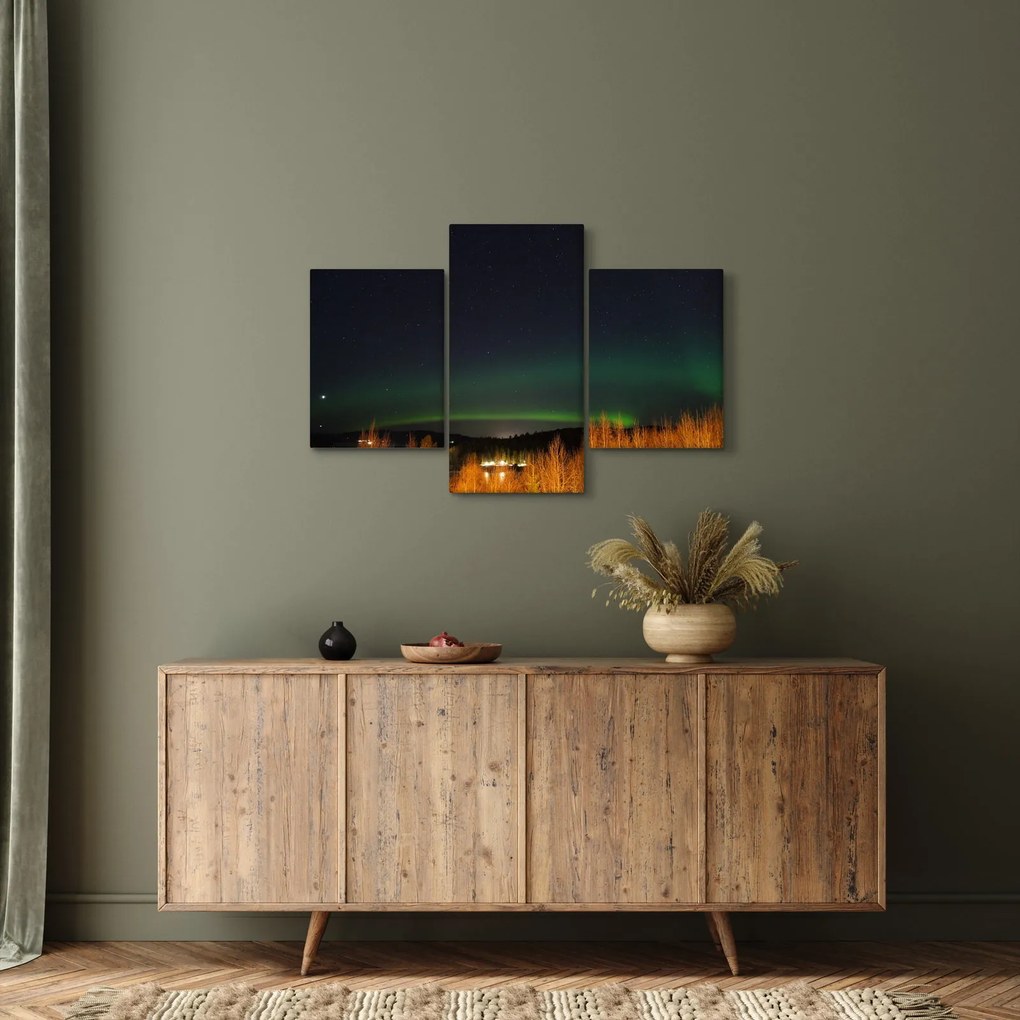 Obraz polárna žiara (90x60 cm)