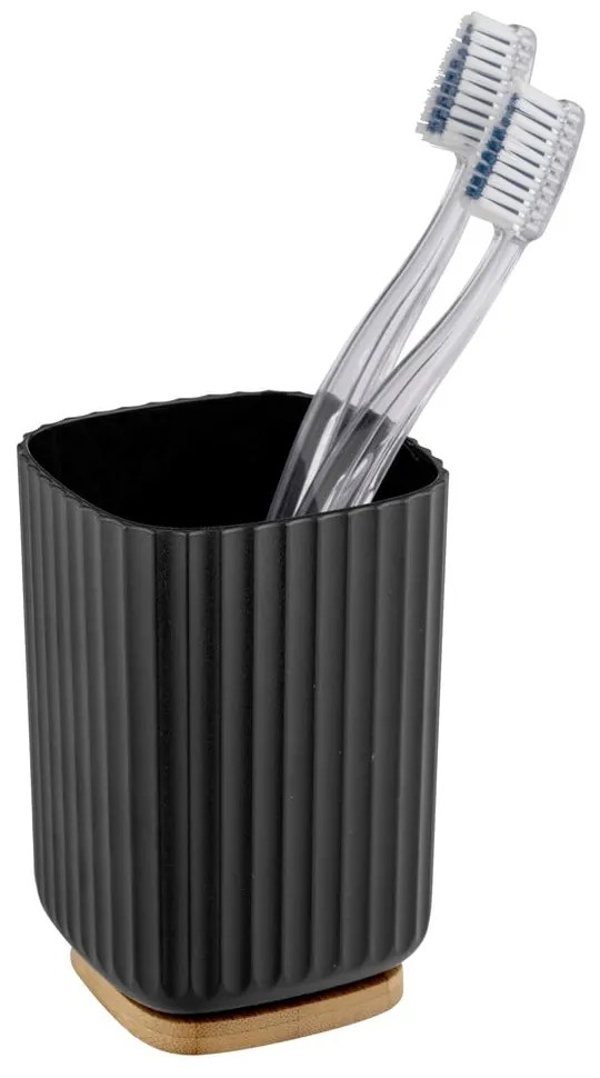 Čierny pohárik na kefky Wenko Rotello