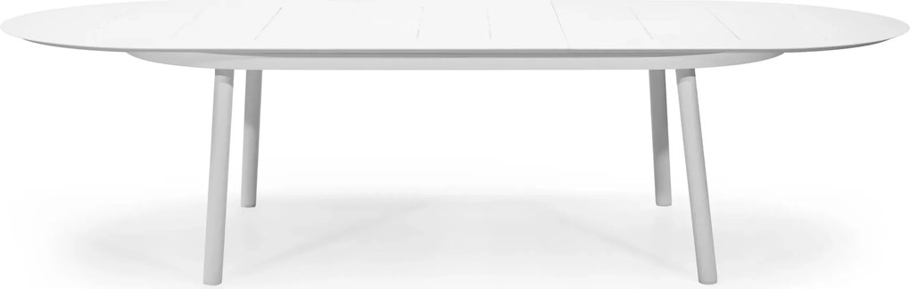 Rozkladací záhradný stôl Marinelli 230\/300 cm biely
