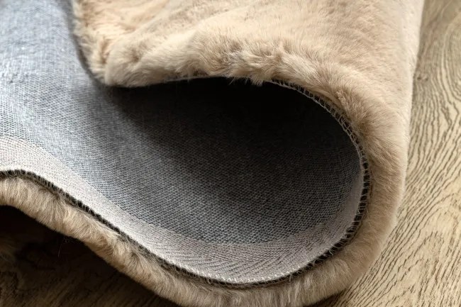 Koberec BUNNY tmavobéžový kruh