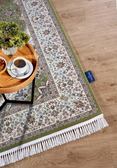 Koberec Villeroy & Boch Kollektion 1870 Etienne zelený / krémový