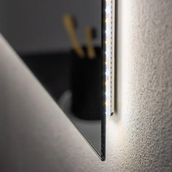 Brilagi - LED kúpeľňové zrkadlo LUCE LED/28W/230V 60x80 cm IP44 CRI 90 stmievateľné + CCT