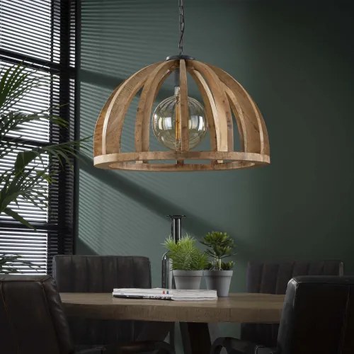 Luster 83-66 Wooden curved mango frame - Komfort-nábytok
