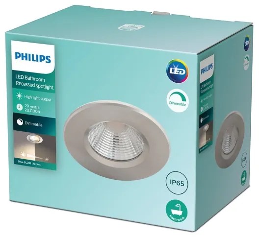 Philips - LED Stmievateľné kúpeľňové svietidlo DIVE LED/5,5W/230V 2700K IP65