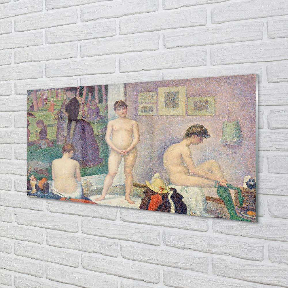Sklenený obklad do kuchyne Umenie maľované modely 120x60 cm