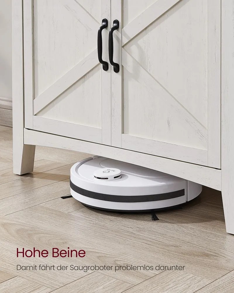 Kuchynská skrinka VASAGLE so zásuvkami a dvierkami BBK341W01