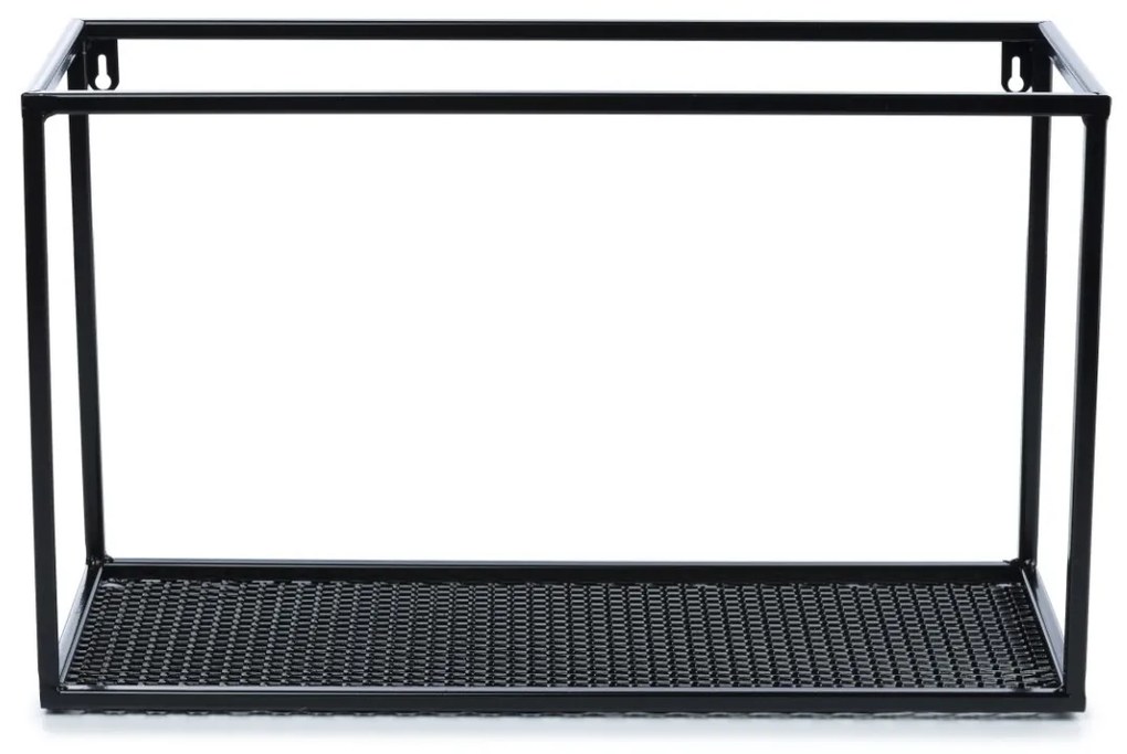 Závesná polica LOFT 50 cm čierna