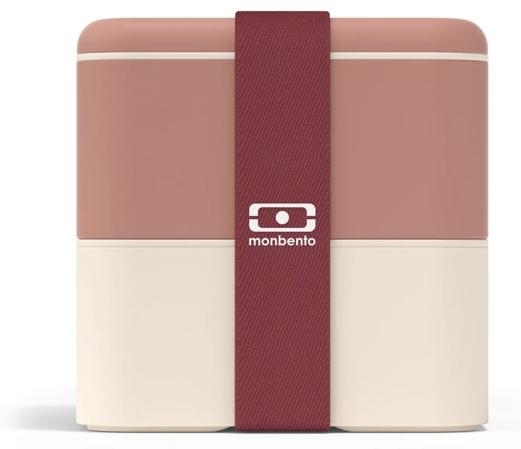 monbento Desiatový box Monbento Square Pink Moka 1,7 l