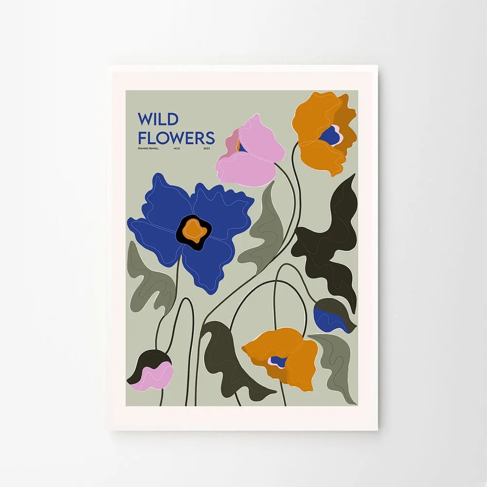 The Poster Club Plagát Wild Flowers by Frankie Penwill 50x70 cm