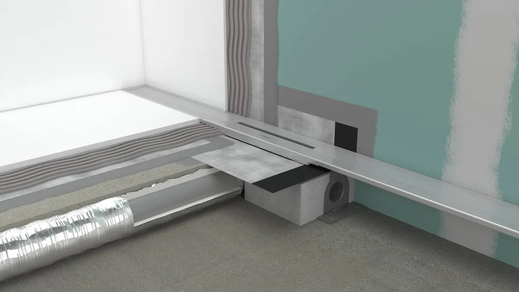 Hansgrohe RainDrain Flex, vrchná sada sprchového žľabu 800, skracovateľný, pre inštaláciu ku stene, kartáčovaný bronz, HAN-56051140