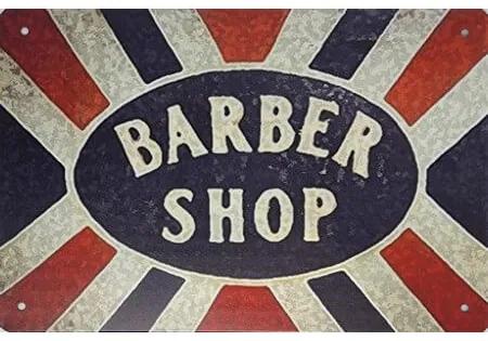 Ceduľa Barber Shop 40 x 30 cm