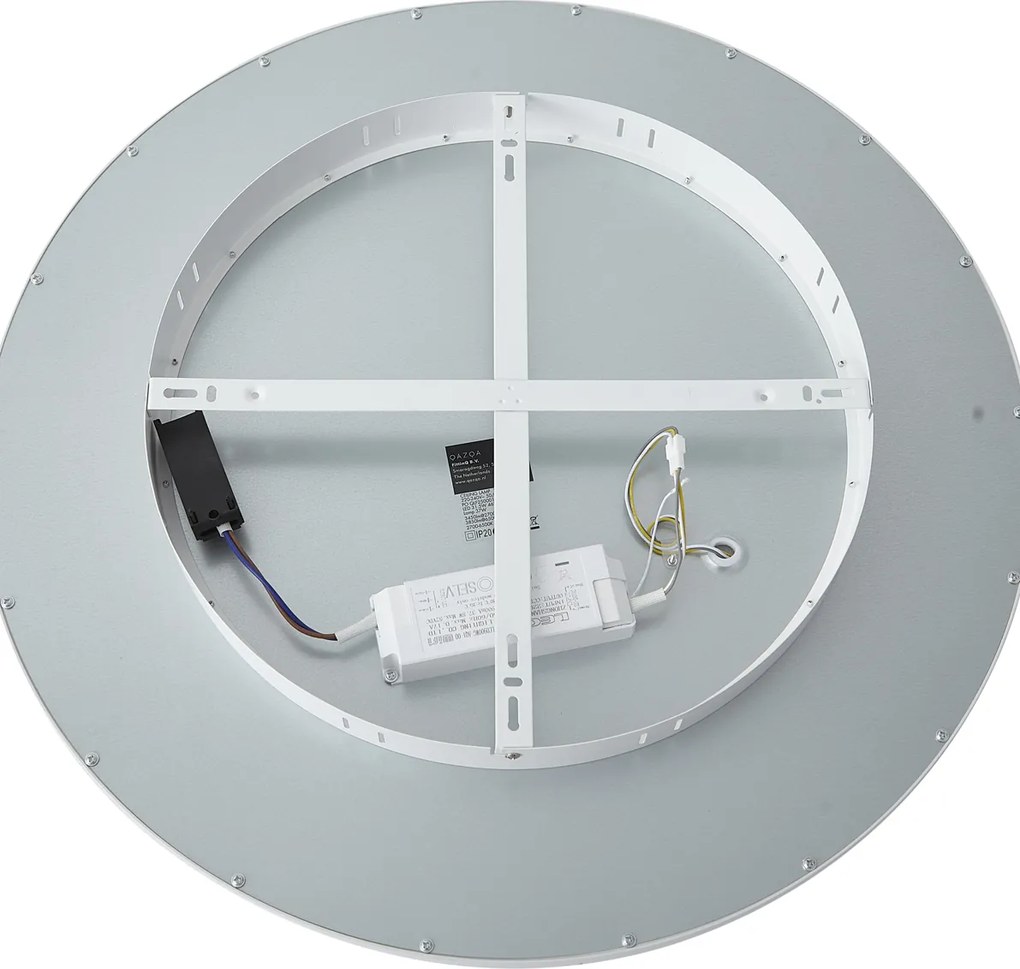 Inteligentný LED panel biely 60 cm vrátane LED stmievania na teplé svetlo s diaľkovým ovládaním - Knob