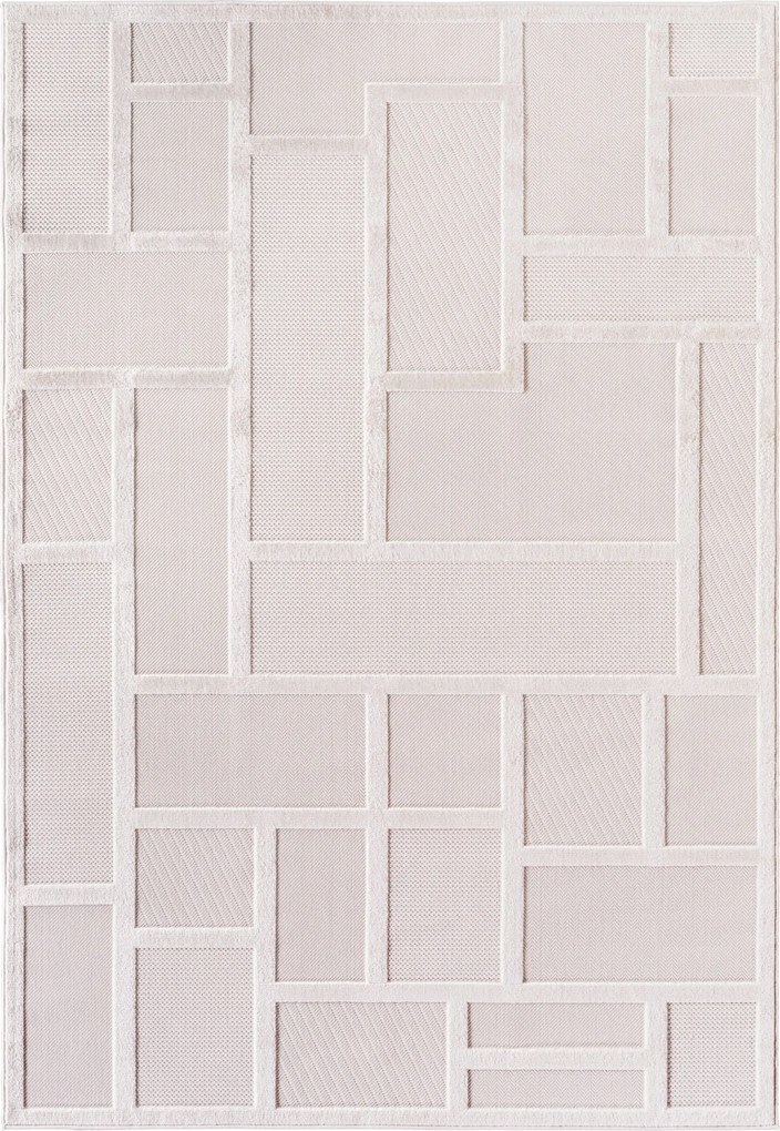 Ayyildiz, Kusový koberec Doha 1657 Cream, 280x370, biela, chodba / predsieň