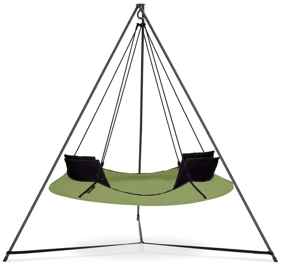 Zelená záhradná hojdačka so stojanom - Hangout Pod