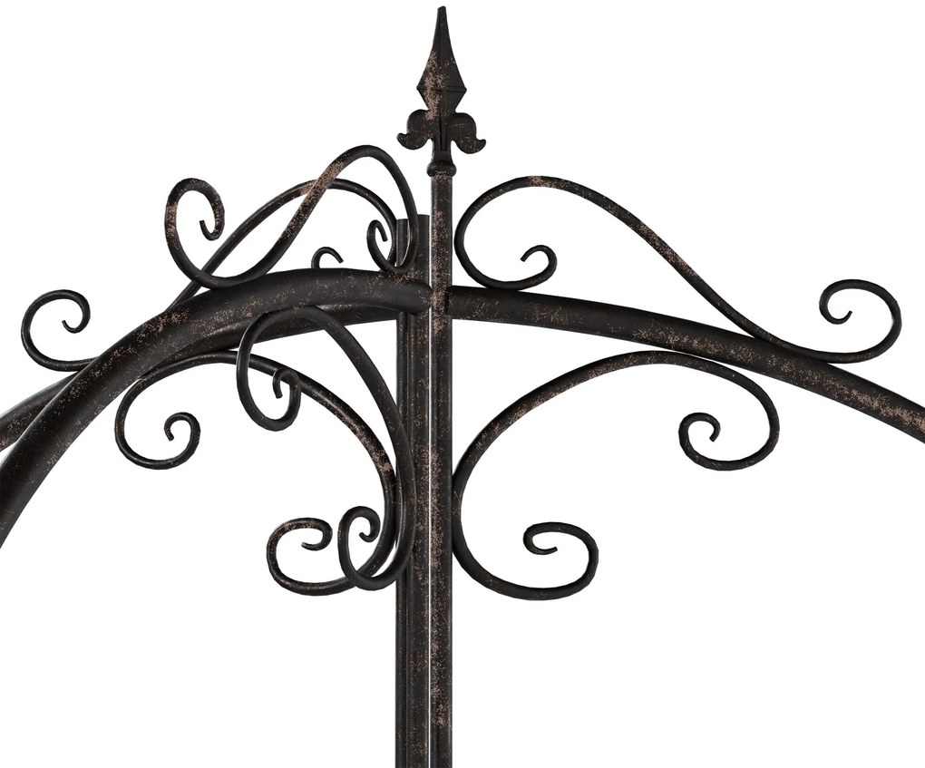 Mriežka na popínavé rastliny Flowton - bronz