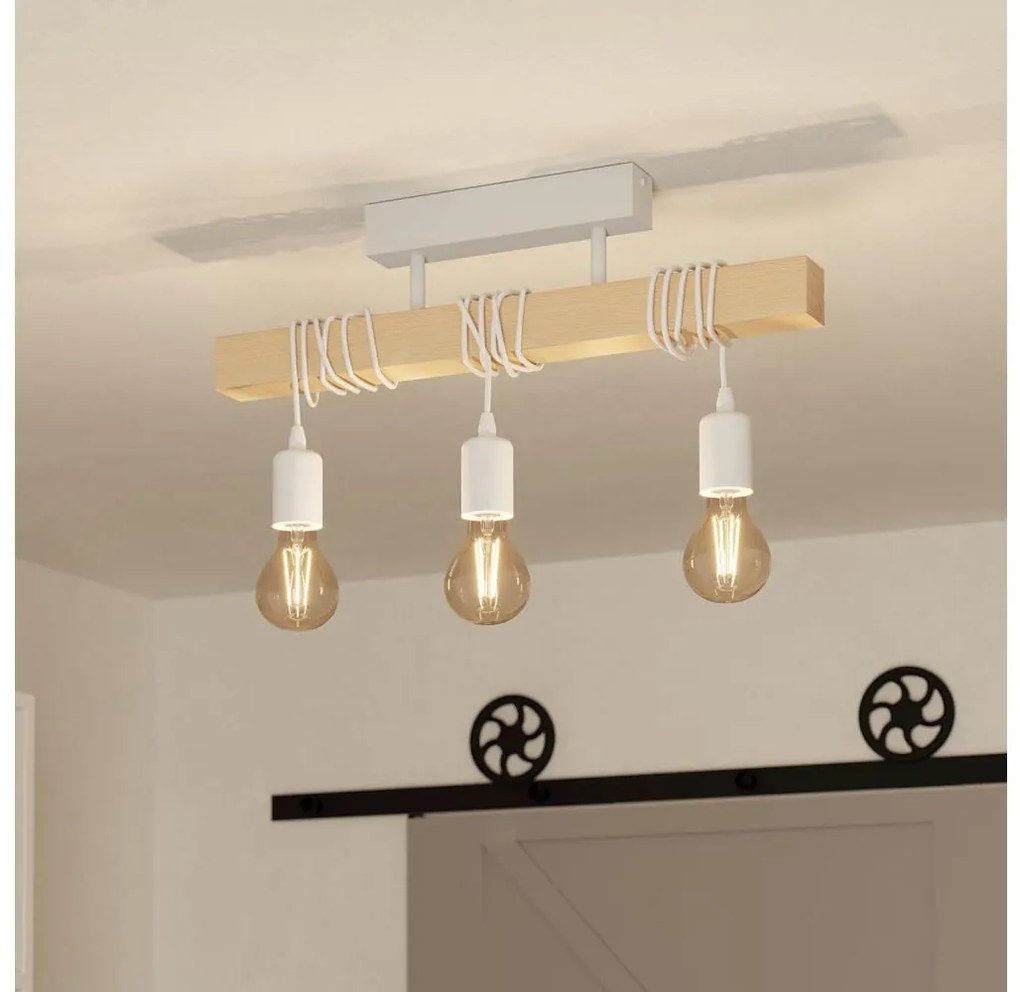 Eglo 44082 - Prisadený luster TOWNSHEND 3xE27/60W/230V