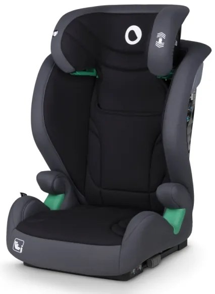 Lionelo - Detská autosedačka IGO i-Size 100-150 cm Grafitovo-sivá