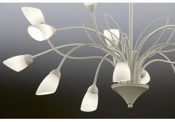 Jupiter 2062 - Luster na reťazi GLORIOSA 15xG9/14W/230V krémový