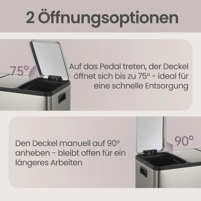 Odpadkový kôš na triedený odpad LTB254EZ01