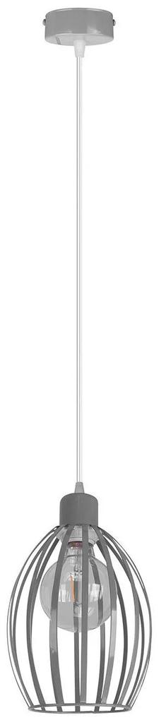 Závesné svietidlo Toronto, 1x drôtené tienidlo (výber z 3 farieb)