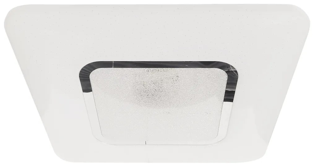 Stropné LED svietidlo Sparky Square, 1x LED 65w, 3000-6000k, w/ch, s ovládačom