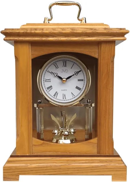 Luxusné drevené stolové hodiny JVD HS3007.2 | Autorizovaný predajca
