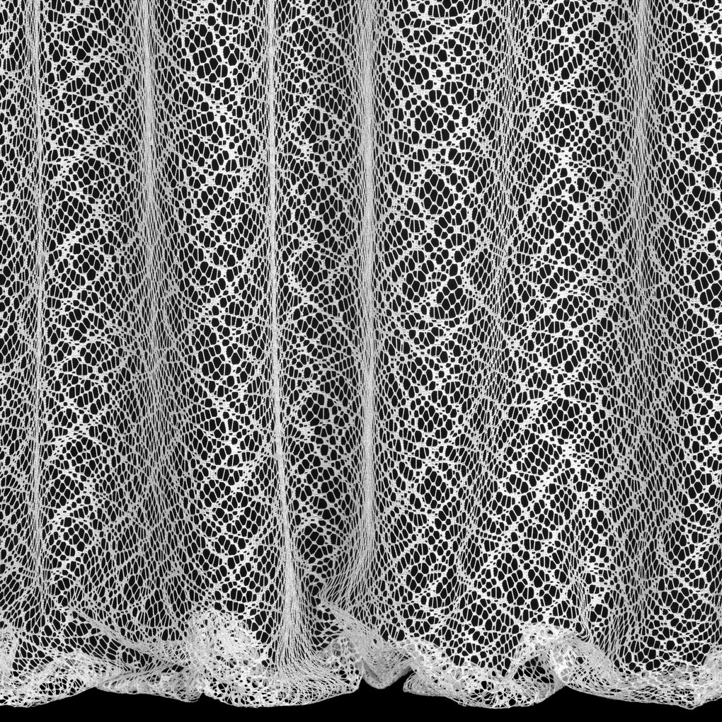 ZÁCLONA NA KRÚŽKOCH AMANDA 140X250 CM BIELA