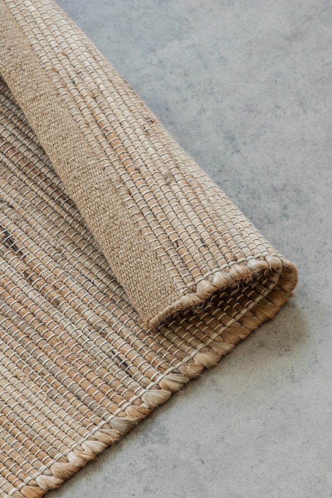 Hanse Home, Koberec behúň Handloom 105961 Dhaka Beige, 80x200, béžová, chodba / predsieň