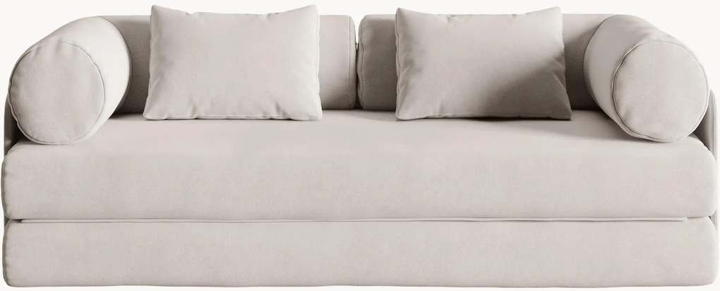 Velúrová rozkladacia pohovka Dreamy (2-miestna), Š 206 cm