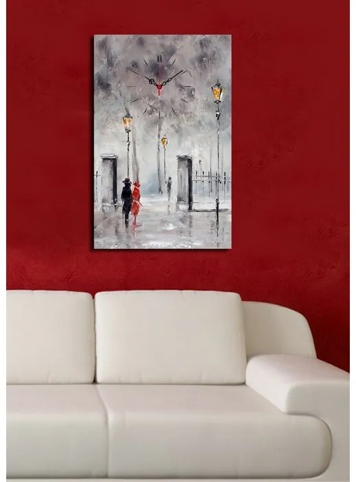 Nástenné hodiny Abstract YYCS-1, 45 x 70 cm