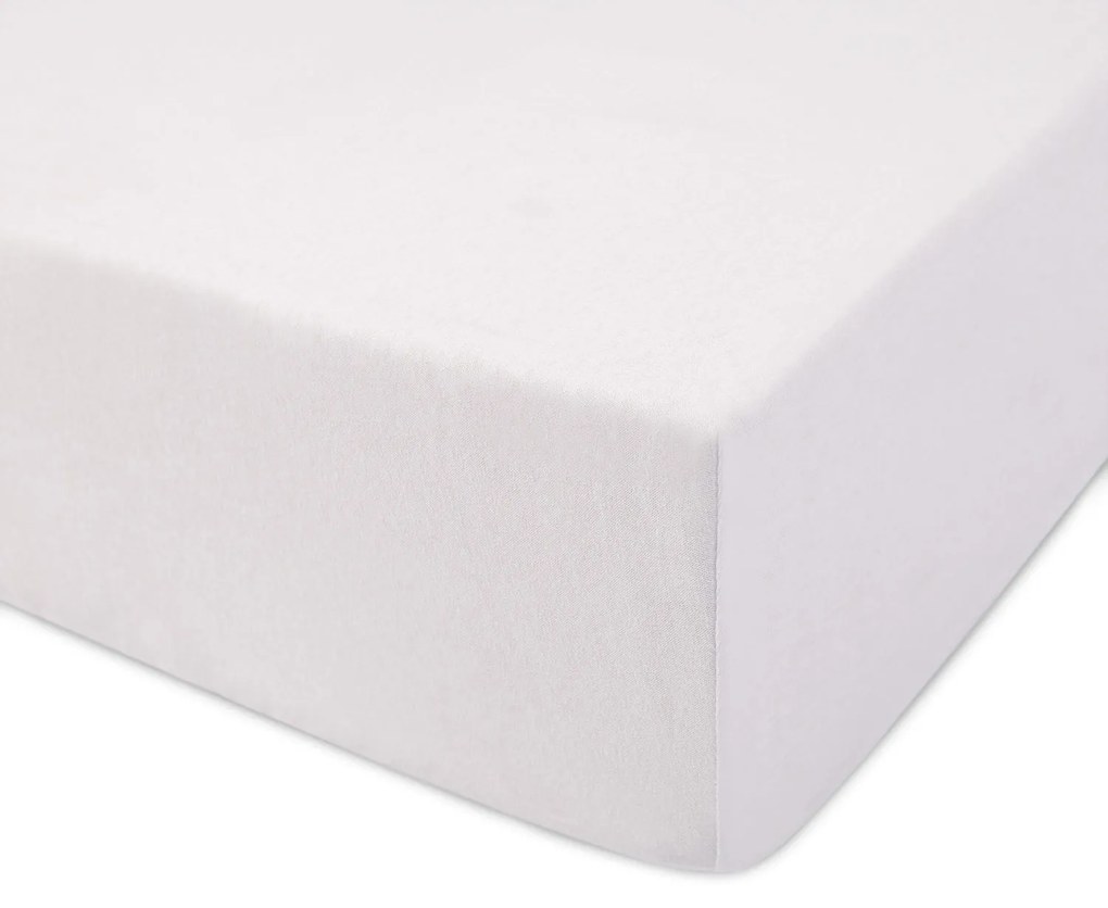 JERSEY PRESTIERADLO 001/170 180X200 CM BIELE