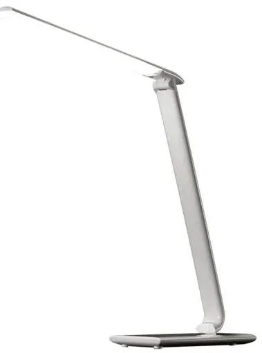 Solight LED stolná lampa stmievateľná, 12W, voľba teploty svetla, USB, biela