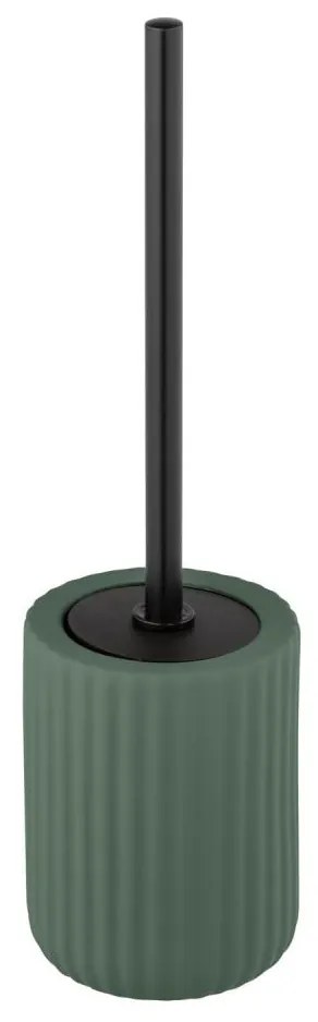 WENKO 24808100 - WC kefa BELLUNO 11,5x42 cm zelená/čierna