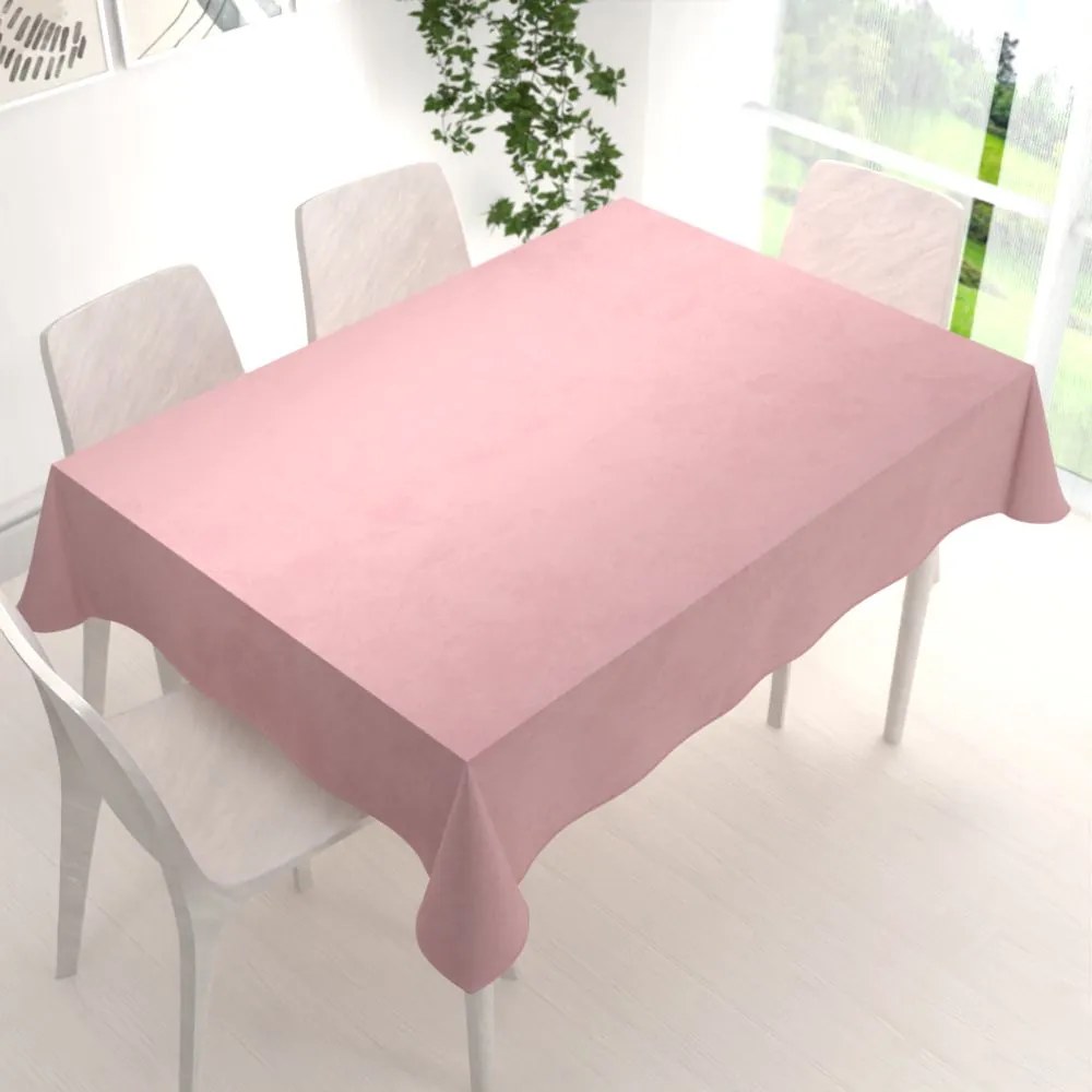 Biante Zamatový obdĺžnikový obrus Velvet Premium SVP-033 Staroružový 140x200 cm