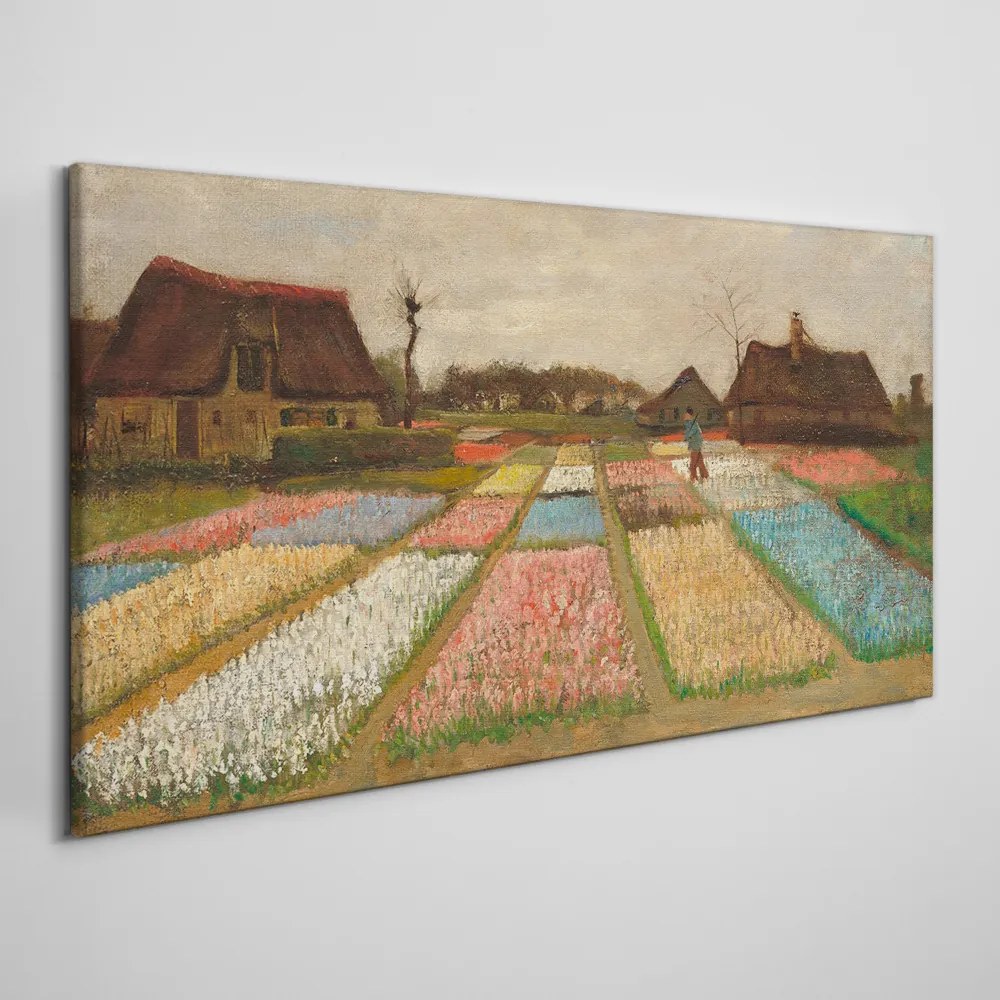 Obraz canvas Žiarovkové pole van Gogh