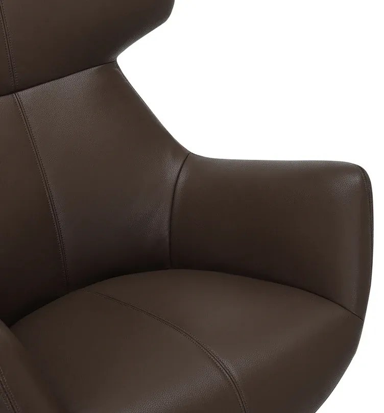 Kreslo VOGUE otočné o 360° hnedá