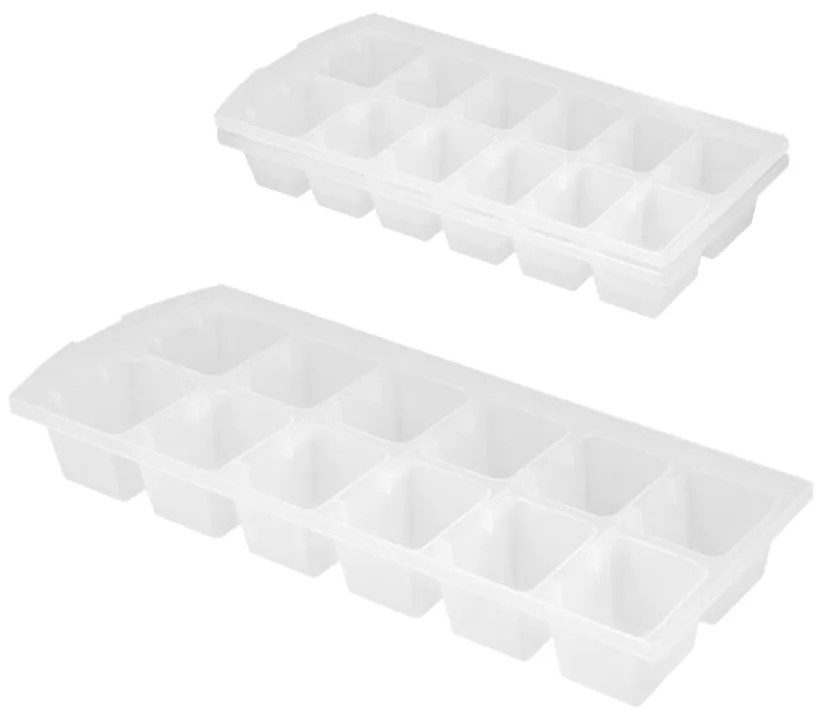 Súprava 2 bielych formičiek na ľad Metaltex Ice Cube