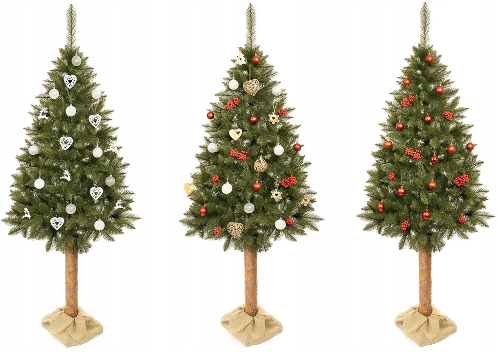 Dekorstudio Umelý Vianočný stromček na pni Smrek 220cm