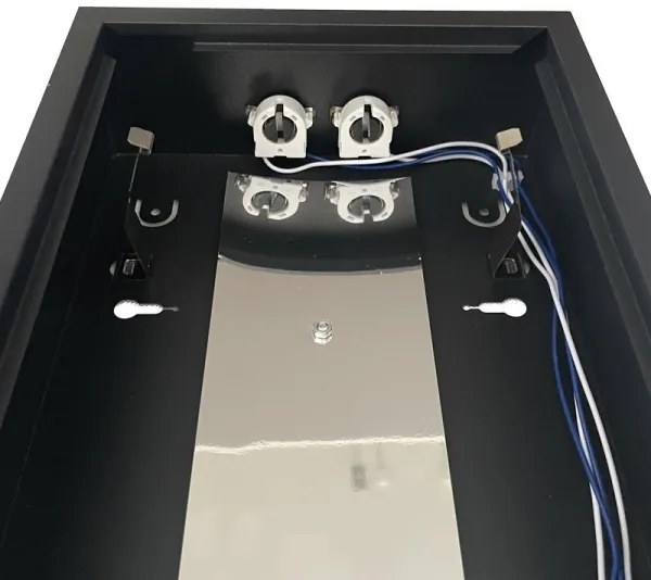 Žiarivkové svietidlo T8 2xG13/18W/230V 120 cm čierna